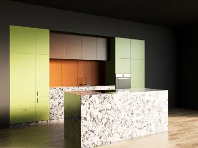 81-Kitchen9 matte 7 3D model