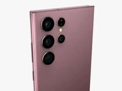 Samsung Galaxy S22 Ultra 5G Low-poly 3D model