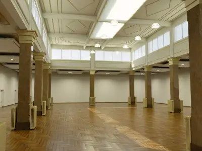 3d model Salone dei tessuti Milano  3D model