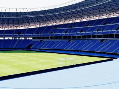 Jaber Al-Ahmad International Stadium - Kuwait 3D model