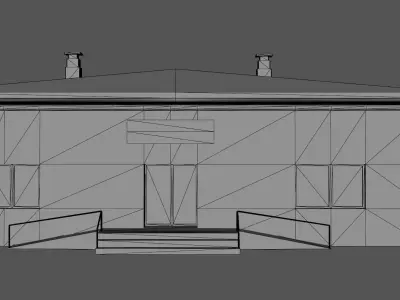 Health Dispenser Low-poly 3D model