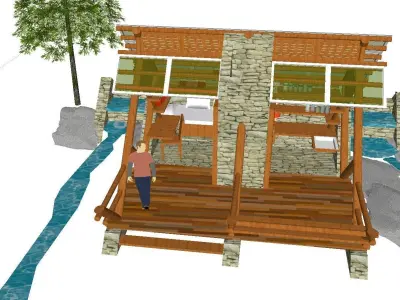 Creative Design-Holiday Cabin-016 3D model