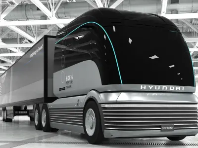  Semi Trucks with Trailer Generic Simple Interior Collection 