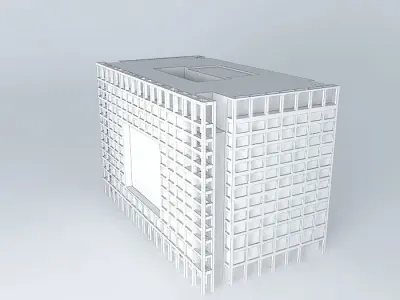 20 Bank Street, London Free 3D model