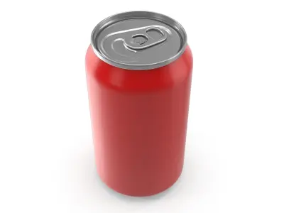 Cola Can - Close Low-poly 3D model