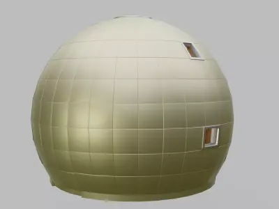 Mountain Hut 3D model