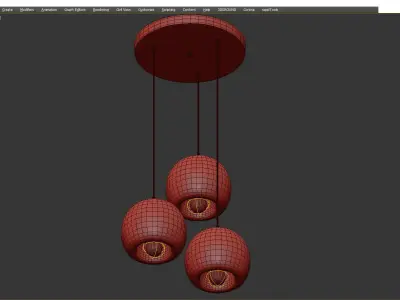 FOCUS TRIO Low-poly 3D model