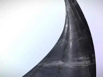 Mystic Alien Sculpture 3D model