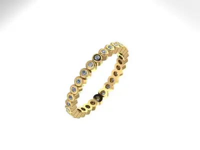 Ring - Gold - Silver 3D print model