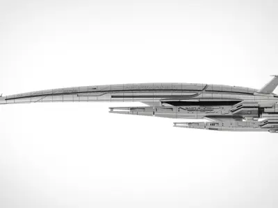 Normandy N7 - Mass Effect 3D model