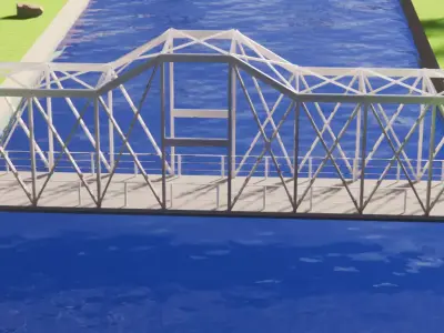 Steel Bridge 3D model