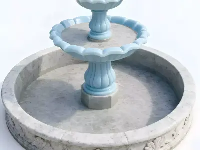 Timeless Water Features And Urban Fountains Collection 3D Model Pack