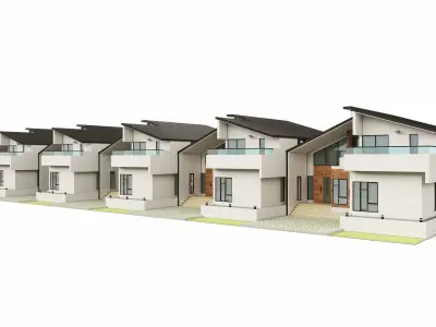 Townhouse-1 3D model