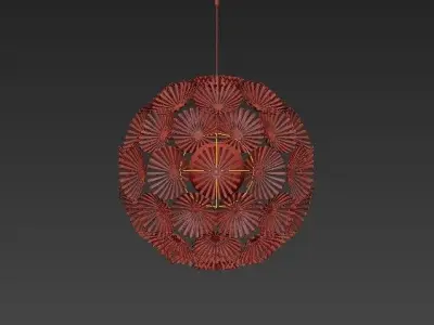 MASKROS pendant lamp with circular shape 3D model