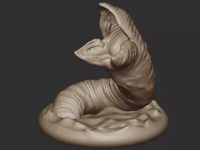 Dune Sandworm -Shai-Hulud- 3D model 3D model