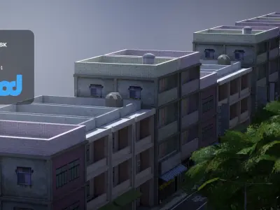 TW Suburbs Street 001 3D model