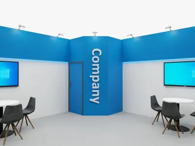 Exhibition stand 2 3D model