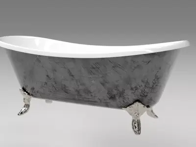 Penhaglion Clawfoot Tub Low-poly 3D model