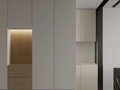 apartment interior scenes       3D model 8