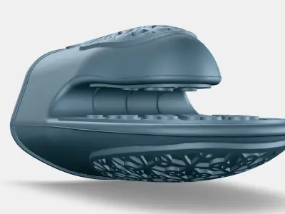 SANDVIVA Oven glove Low-poly 3D model