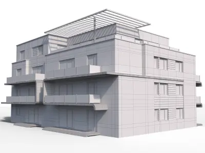 Appartment house 3D model