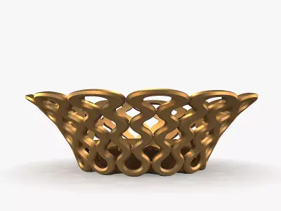 TEALIGHT HOLDER SOFT LINES 3D print model