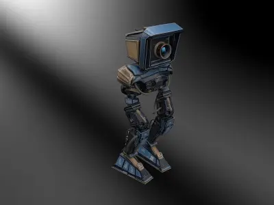 Mech Robot Kitbash - Tech kit - Robot camera - sci-fi 3D model