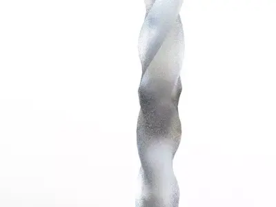 Cabinet door handle with basic twist Free 3D model