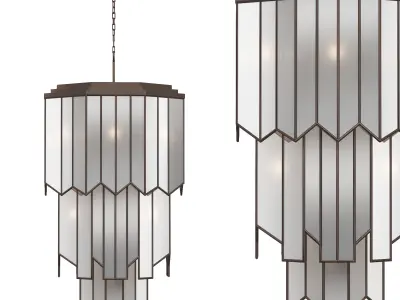 Lobby Chandelier En 3D model