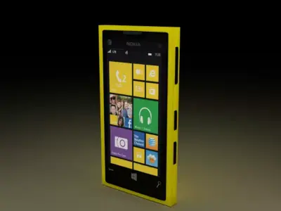 Nokia Lumia 1020 Low-poly 3D model