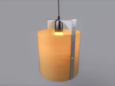 modern hanging lamp 3D model purchase