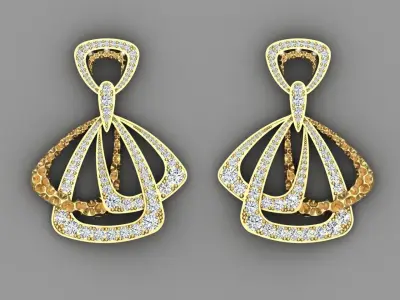 Earring 07 3D print model
