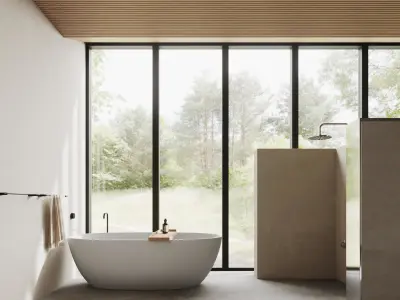 bathroom interior scenes 3D model