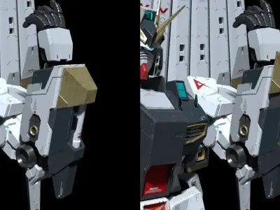 Nu gundam RX-93 3D model