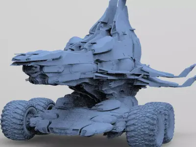 Space Roamer Mining laser craft 2  3D model
