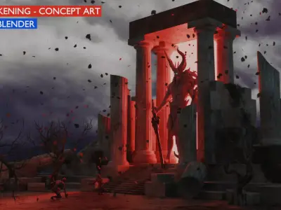 The Awakening Concept Art By Blenderworks Low-poly 3D model