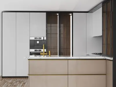 Kitchen 050 3D model