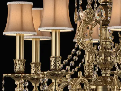 MD 6655-8 Osgona Chandelier 3D model