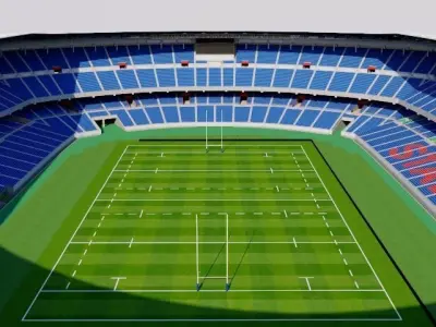 International Stadium Yokohama - Japan 3D model