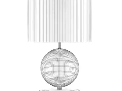 Desk Lamp with Black Shade 3D model