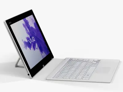 Sony VAIO TAP 11 ultrabook Low-poly 3D model