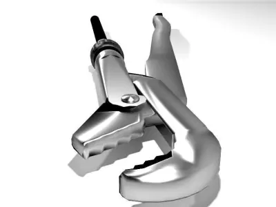 Mechanical Handtools - Plumber Wrench 3D model