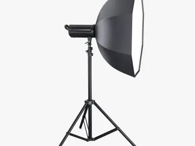 Studio Softbox Octagon Light M 2 3D model