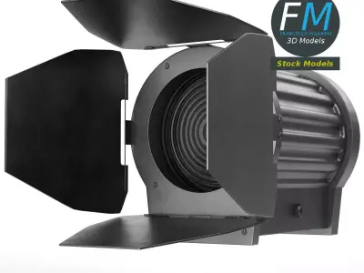 Stage light 1 3D model