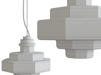 Chandeliers 3d models Collection 10 models Low-poly 3D model Low-poly