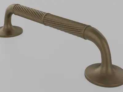 Bronze Furniture Handle 6 3D model