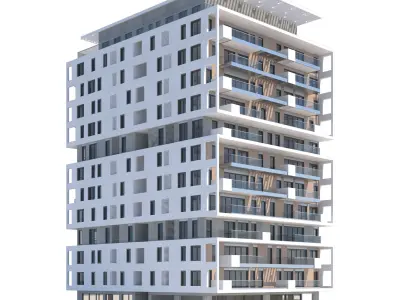 Residential Building 68 3D model