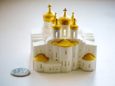 Saint Sophia Cathedral in Novgorod - mini World 3D print model