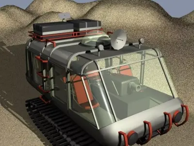 Lost In Space CHARIOT 3D Model 3D model