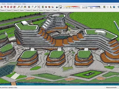 Sketchup Shopping Center A2 3D model